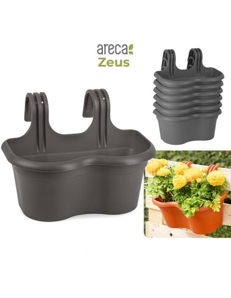JARDINERA BALCONERA ZEUS ARECA ANTRACITA
