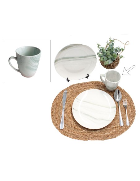 TAZA 330ML (M armol gris)