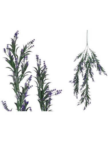 COLGANTE LAVANDA PLASTICO  X 3- 78 CM