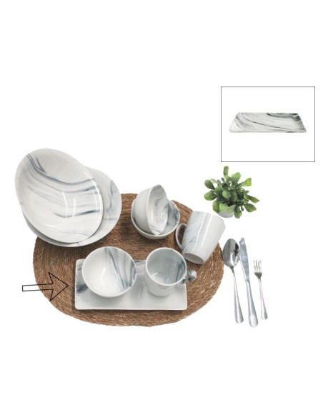 PLATO (25*12 CM) (MARMOL NEGRO)