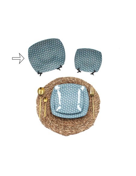 PLATO (26 Cm) CUADRADO (DIS. 2)