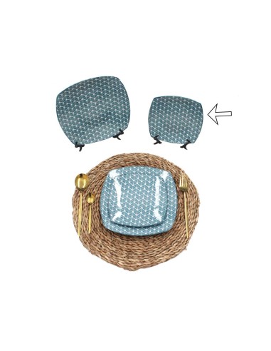 PLATO (20 Cm) CUADRADO (DIS. 2)