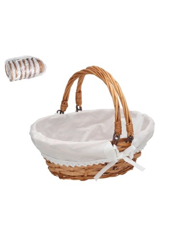 CESTA ARTEMISA ASAS 23X16X9,5CM OVAL