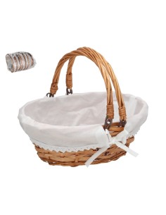 CESTA ARTEMISA ASAS 27X18X10CM OVAL