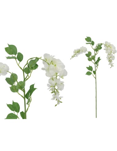 VARA WISTERIA  X 2 - 83 CM (BLANCO)