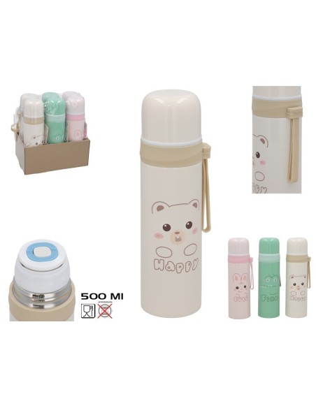 BOTELLA TERMICA 500ML 24X6,5 CM