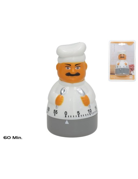 RELOJ COCINA COCINERO 10X5,5 CM