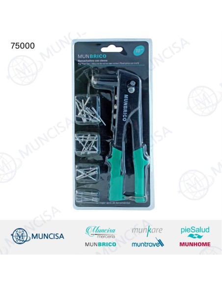 REMACHADORA MANUAL 10" C/REMACHES