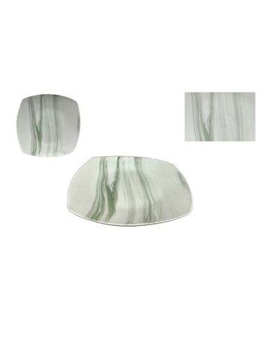 PLATO (26 Cm) CUADRADO (M armol gris)