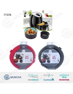 MOLDES SILICONA AIR FRYER 21.3X20.5X5.7CM
