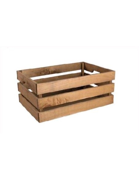CAJA BASQUET PEQ. ENVEJECIDO 44X30X21.5CM