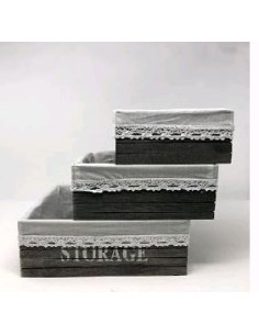 JGO 3 CESTAS DE MADERA