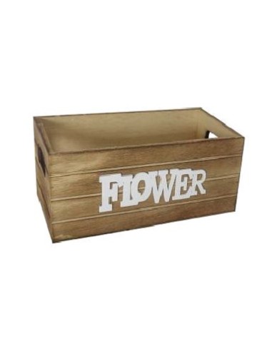 CAJON MADERA 21X11X10 FLOW ER