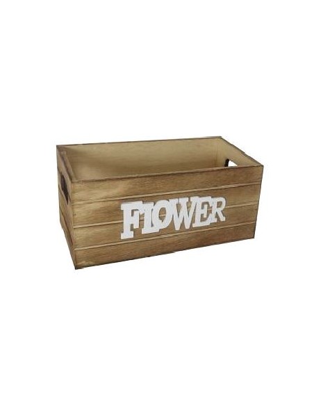 CAJON MADERA 21X11X10 FLOW ER