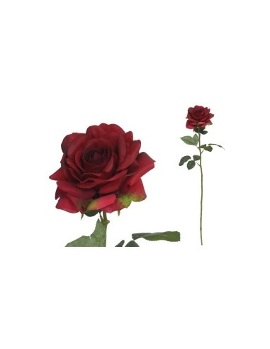 VARA ROSA ORLY 70 CM ROJO