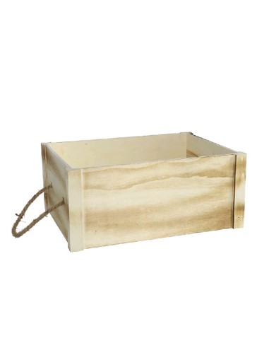 CAJA MADERA NATUTAL 18X18X9.5 CM