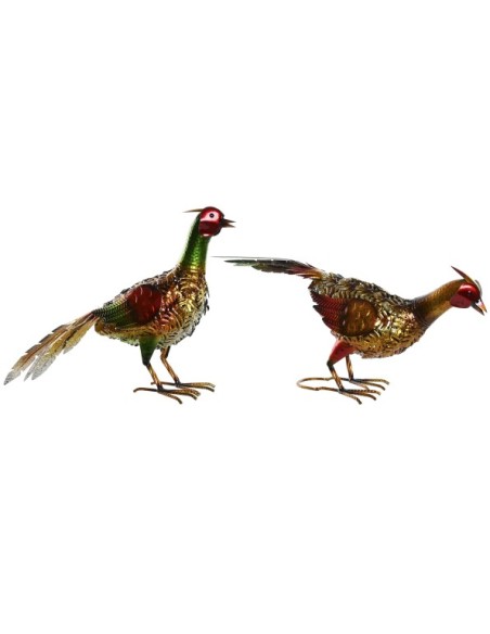 FIGURA METAL 49,5X15,2X34,9 FAISAN 2 SURT.