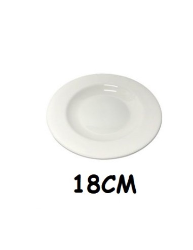 PLATO 18CM HONDO BLANCO BASIC