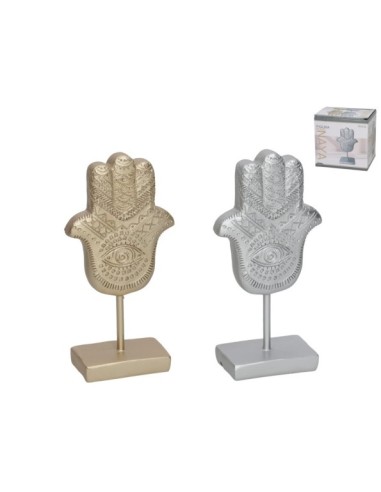 FIGURA MANO NAYA 2 COL SURT 8X4X15,5 CM RESINA