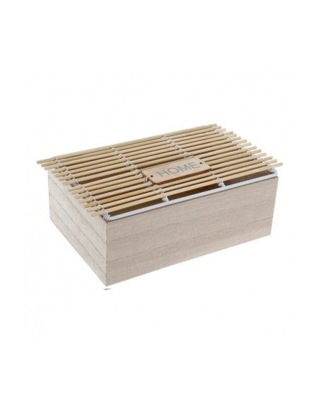 CAJA MDF RATAN 25X15X9 NATURAL