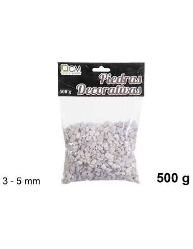 PIEDRA DECORATIVA AMARILLA 3-5 MM (500 GR.)