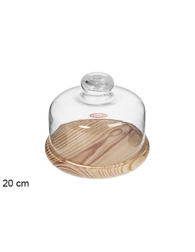 QUESERA CRISTAL 20 CM