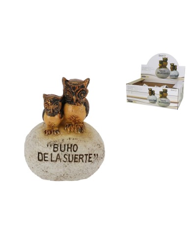 PIEDRAS BUHOS DE LA SUERTE 4,5X4X6CM