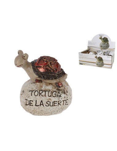PIEDRA TORTUGA DE LA SUERTE 5X3,5X6CM