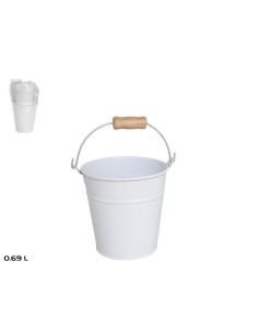 CUBO ZINCADO ROLY 0.69 LT BLANCO