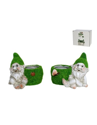 MACETERO C/GNOMO 14,5X9X11,5 CM