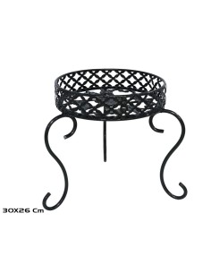 SOPORTE MACETA ZEUS 30X30X26 NEGRO