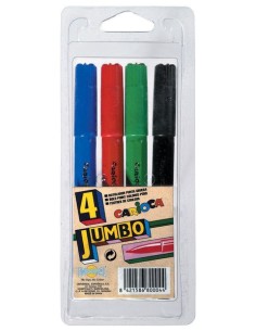 ROTULADORES 4UND JUMBO CARIOCA
