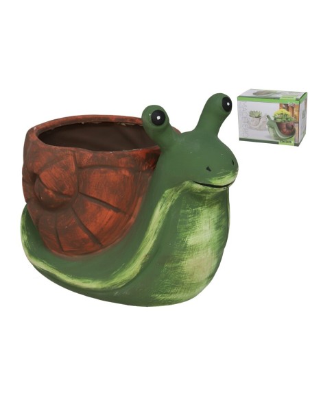 MACETERO CARACOL SUNRISE 22x12x15CM