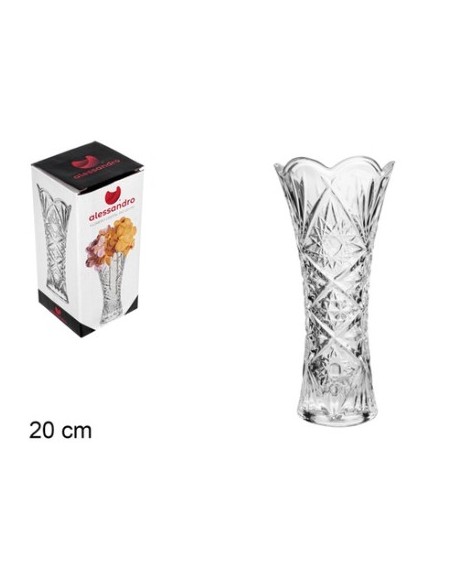 FLORERO CRISTAL RIO 20CM