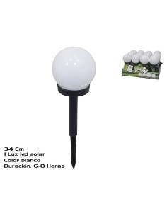 LAMPARA SOLAR 1LED 40 MAH 34X10 CM