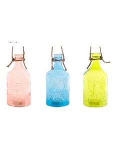 BOTELLA LED CRISTAL 14X32 3 SURT