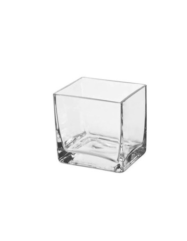 FLORERO CRISTAL RECTANGULAR 10x8,5x10CM