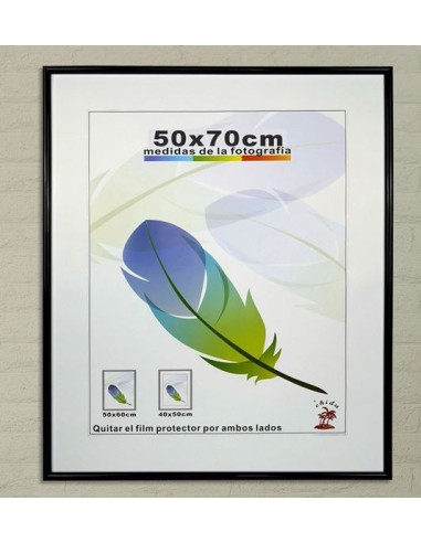 MARCO FACIL NEGRO PVC-510 50X70CM (4/8)