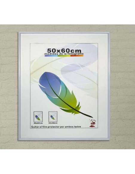MARCO FACIL BLANCO PVC-509 50X60CM (4/8)