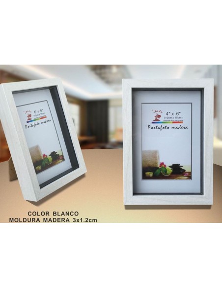 PORTAFOTO MADERA DM-821 18X24CM