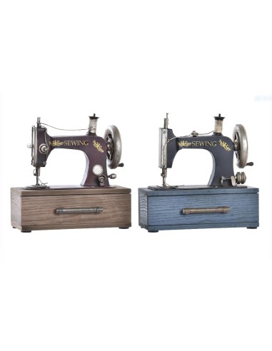DECORACION METAL 23X12X23,5 MAQUIN COSER 2 SURT.