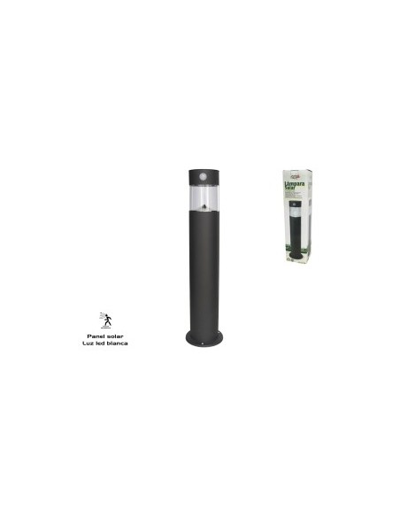 LÁMPARA SOLAR BALIZA 3 LED 50.5X9CM