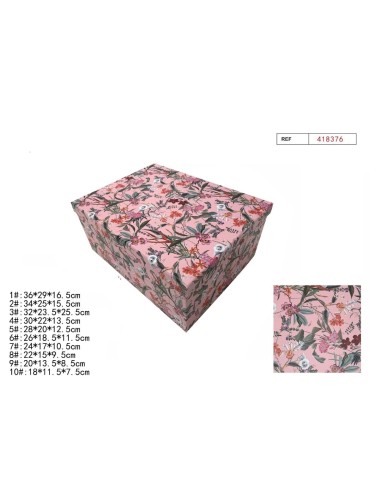 SET 10 CAJAS DE REGALO 37.5*29*16.5CM (418376)