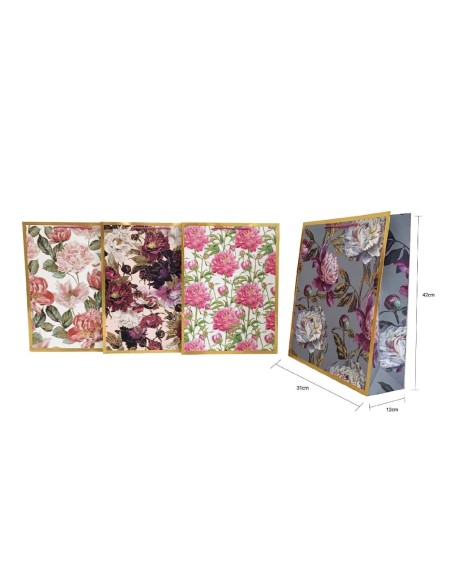 BOLSA DE REGALO 31X42X12CM 4COL. (420058)