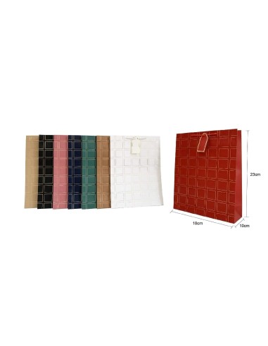 BOLSA DE REGALO 18X23X10CM SURT.COL. (423004)