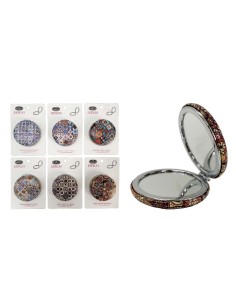 ESPEJO DE BOLSILLO 9X6.5CM 6COL. (451380)