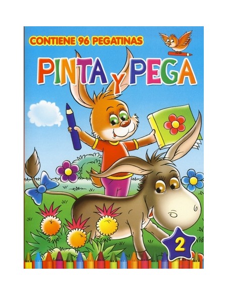 LIBRO PINTA Y PEGA 4 SURT