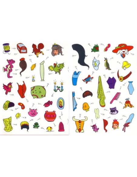 PRINCESAS COPIA Y COLOREA