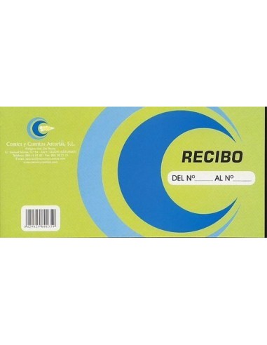 TALONARIO RECIBO HORIZONTAL