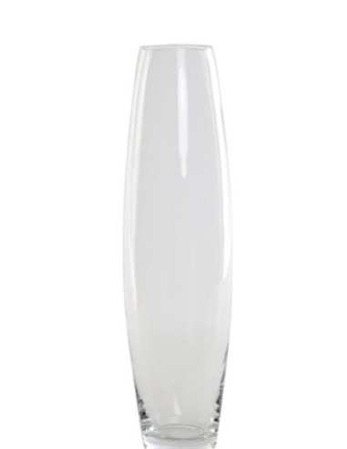 JARRON CRISTAL 10X10X40 TRANSPARENTE